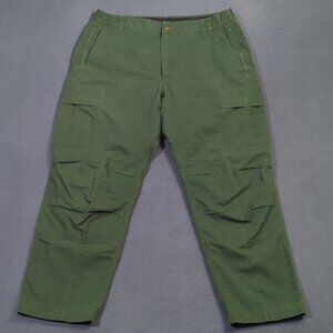 Vertx Pants Men's 38x30 Fits 35x29 Green Ripstop Cargo Outdoor Hiking Camp Flaws